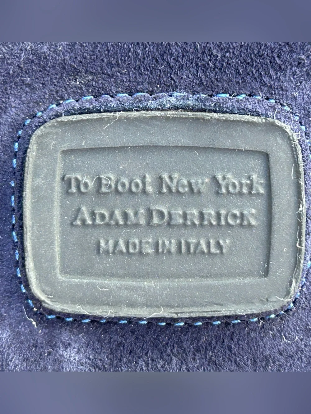 To Boot New York Adam Derrick Navy Blue Suede Driving Shoe Men’s Size 11